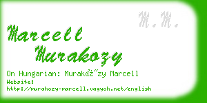 marcell murakozy business card